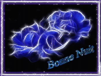 bonne nuit roses bleues